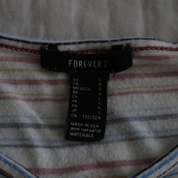 Forever 21 Striped Tee - Picture 4 of 4